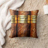 ハバナシガールシガロクラブ金ゴールドラグジュアリーボスマン クッション (ブランケット)