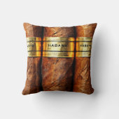 ハバナシガールシガロクラブ金ゴールドラグジュアリーボスマン クッション (裏面)