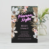 ハバナナイツキューバネオン30歳の誕生日 招待状 (スタンド正面)