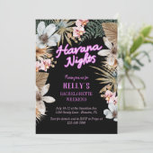 ハバナナイツネオンキューババチェロレッテ週末 招待状 (スタンド正面)