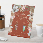 ハバナナイトトロピカルキューバのシグネチャードリンク 台座サイン (インサイチュ)