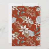 ハバナナイトトロピカルキューバ30歳の誕生日 招待状 (裏面)