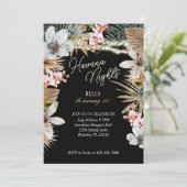 ハバナナイトトロピカルフローラキューバ30歳の誕生日 招待状 (スタンド正面)