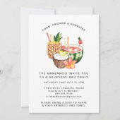 ハバナナイト |サマーバックヤードパーティの招待状 招待状 (正面)