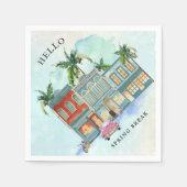 ハバナナイト | 春休みパーティー スタンダードカクテルナプキン (正面)