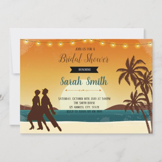 ハバナパーティー招待状 招待状 (正面)