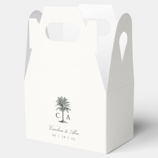 ハバナパーム |ヴィンテージのヤシ結婚の木 フェイバーボックス (オープン)