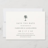 ハバナパーム |ヴィンテージエレガントのPalm Tree写真 セーブザデート (正面)