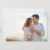 ハバナパーム |ヴィンテージエレガントのPalm Tree写真 セーブザデート (裏面)