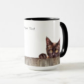 ハバナブラウンキャットマグ マグカップ (正面右)