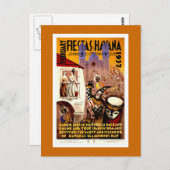 ハバナヴィンテージ旅行のフィエスタス ポストカード (正面/裏面)