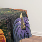 ハバナ不気味ドグハロウィーン魔女とカボチャ テーブルクロス (インサイチュ)