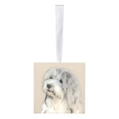 ハバナ人(金ゴールド·サブ絵画ル)ズ-オリジナル·ドッグ·アート キューブオーナメント (右)