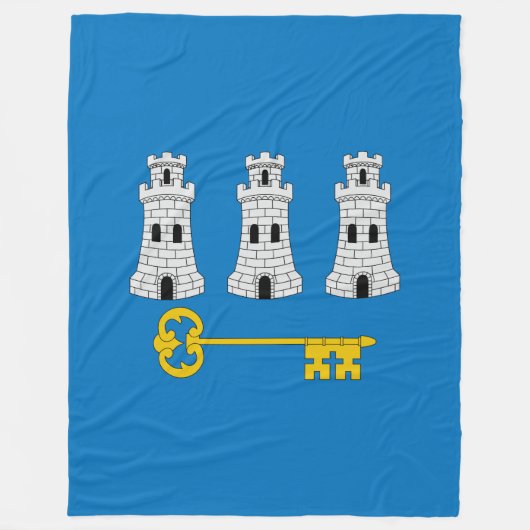 ハバナ国旗、キューバフリースブランケット フリースブランケット (正面)