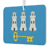 ハバナ国旗、キューバ赤ちゃん用毛布 カーエアーフレッシュナー (左)