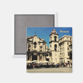 ハバナ広場、キューバ磁石 マグネット (正面/裏面)