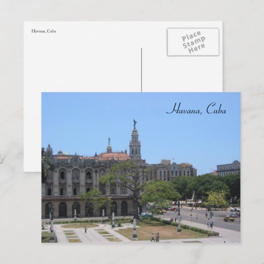 ハバナ広場 ポストカード (正面/裏面)