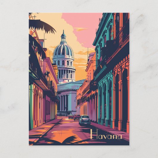 ハバナ旅行 ポストカード (正面)