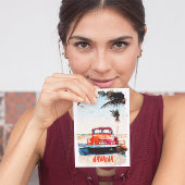 ハバナ素朴キューバヴィンテージ旅行水の色 ポストカード