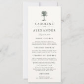 ハバナ結婚パームの名刺 招待状 (正面)