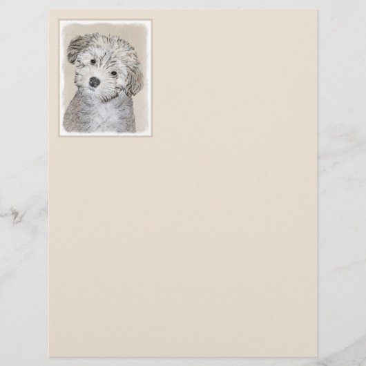 ハバナ絵画の子犬のアート – かわいいオリジナル (正面)