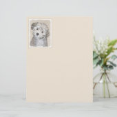 ハバナ絵画の子犬のアート – かわいいオリジナル (スタンド正面)