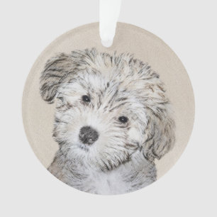 ハバナ絵画の子犬のアート – かわいいオリジナル オーナメント