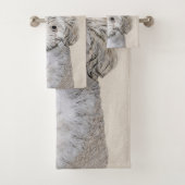 ハバナ絵画の子犬のアート – かわいいオリジナル バスタオルセット (インサイチュ)