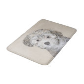 ハバナ絵画の子犬のアート – かわいいオリジナル バスマット (アングル)