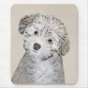 ハバナ絵画の子犬のアート – かわいいオリジナル マウスパッド