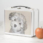 ハバナ絵画の子犬のアート – かわいいオリジナル メタルランチボックス (インサイチュ)