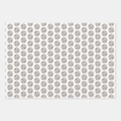 ハバナ絵画の子犬のアート – かわいいオリジナル ラッピングペーパーシート (正面2)