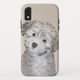 ハバナ絵画の子犬のアート – かわいいオリジナル iPhone XRケース