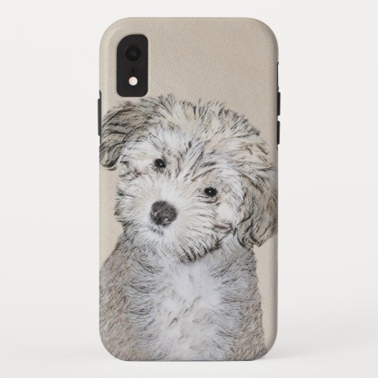 ハバナ絵画の子犬のアート – かわいいオリジナル Case-Mate iPhoneケース (裏面)