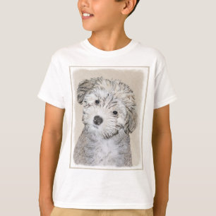ハバナ絵画の子犬のアート – かわいいオリジナル Tシャツ