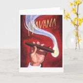 ハバナ葉巻 カード (黄色い花)