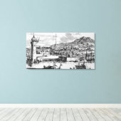 ハバナ表示 キャンバスプリント (インサイチュ (ウッドフロア))