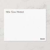 ハバナ車 ポストカード (裏面)