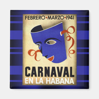 ハバナ1941年のカーニバルヴィンテージ磁石 マグネット