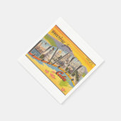 ハバナ・キューバからの挨拶 スタンダードカクテルナプキン (角)