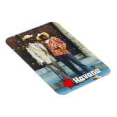 ハバナ・キューバの男伝統的女 マグネット (右側)