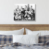 ハバナ・キューバのUSSメイン野球部フォトグラップ キャンバスプリント (インサイチュ (寝室))