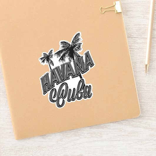 ハバナ・キューバヴィンテージのタイプライスアート。 シール (ノートブック)