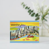 ハバナ・キューバ挨拶はがき ポストカード (スタンド正面)