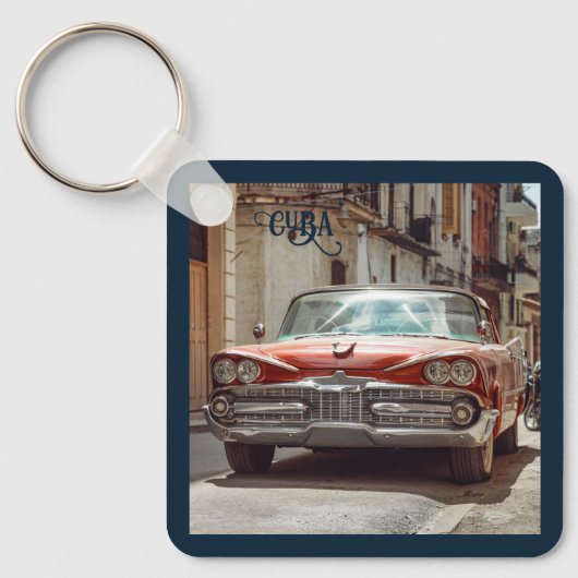 ハバナ・キューバ車 キーホルダー (正面)