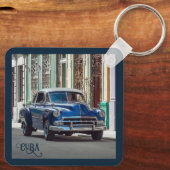 ハバナ・キューバ車 キーホルダー (裏面)