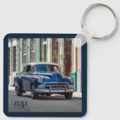 ハバナ・キューバ車 キーホルダー (裏面)