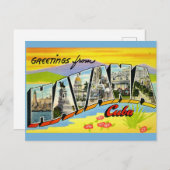 ハバナ・キューバ グリーティング・ポストカード ポストカード (正面/裏面)