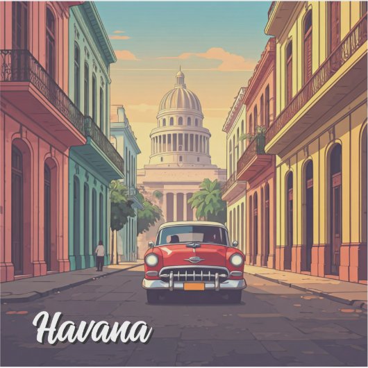 ハバナ・キューバ シール (正面)