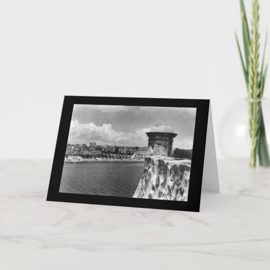 ハバナ、キューバ・バーズアイ1902 カード (正面)